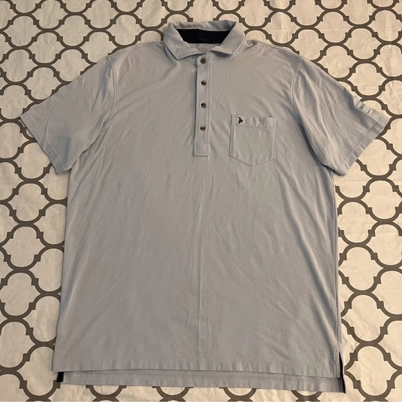 Greyson Polo Shirt Pocket Pima Cotton Blend Trinity Forest Golf